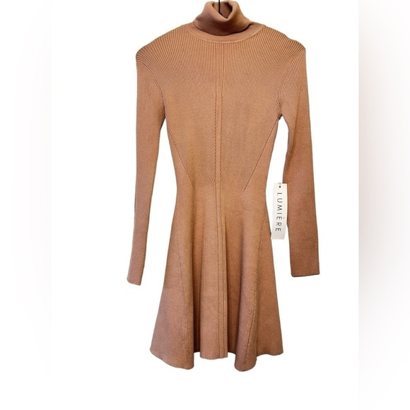 Lumiere Turtleneck Sweater Dress - Picture 2 of 5